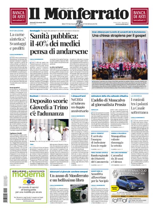 Il Monferrato - Edizione 2 del 09/01/2024